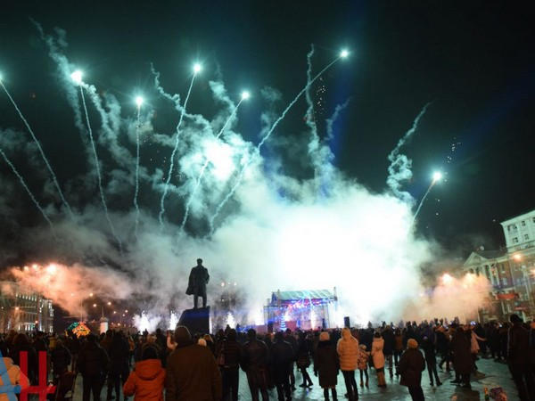 Как в Донецке отпраздновали Новый год