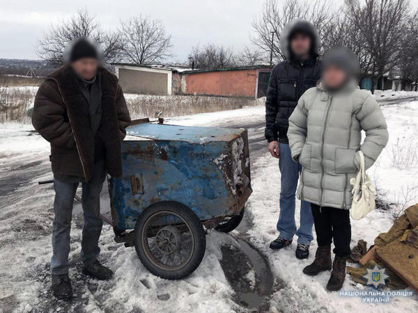 В Мирнограде воруют мусорные контейнеры