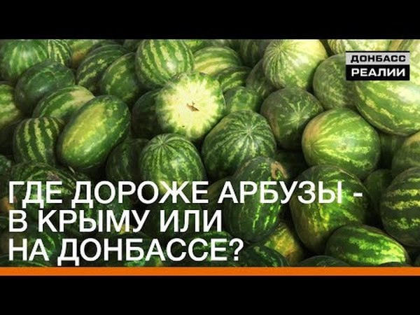 Сколько стоят арбузы и дыни в оккупированном Донецке