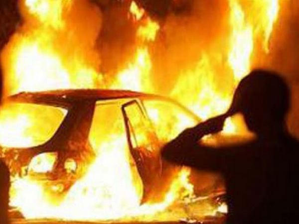 В Покровском районе сгорел автомобиль