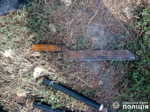Житель Мирнограда возил с собой нунчаки и нож