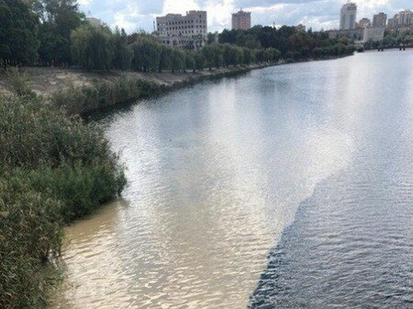 В главную реку оккупированного Донецка сливают неизвестные отходы