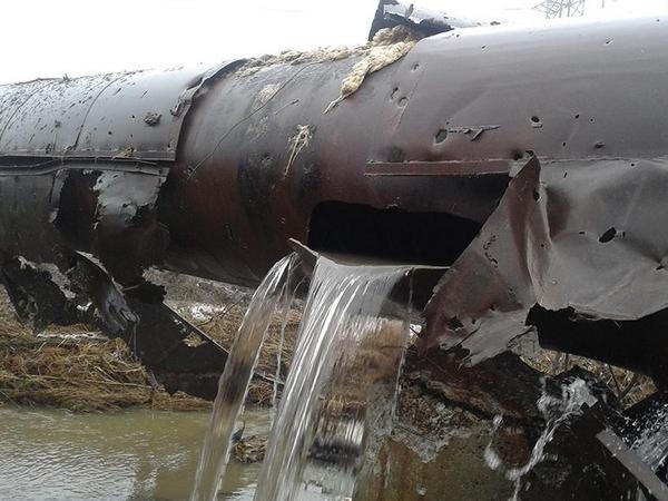 Южнодонбасский водопровод запущен в работу, но пока только на треть