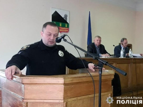 Начальник Селидовского отделения полиции отчитался о результатах работы