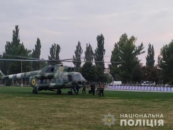 Из-за напряженной ситуации в Покровске в город прибыл вертолет со спецназом