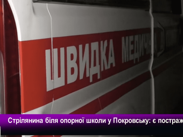 В результате вечерней стрельбы возле школы в Покровске пострадала женщина
