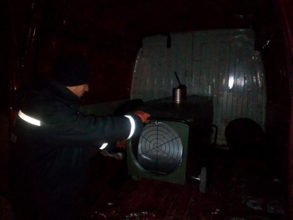 Из-за отсутствия электроснабжения в Украинске развернули пункт обогрева