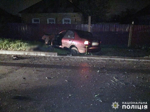 В результате ночного ДТП в Покровске погибли два человека