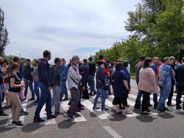Горняки ГП «Селидовуголь» присоединились к протестному перекрытию дорог