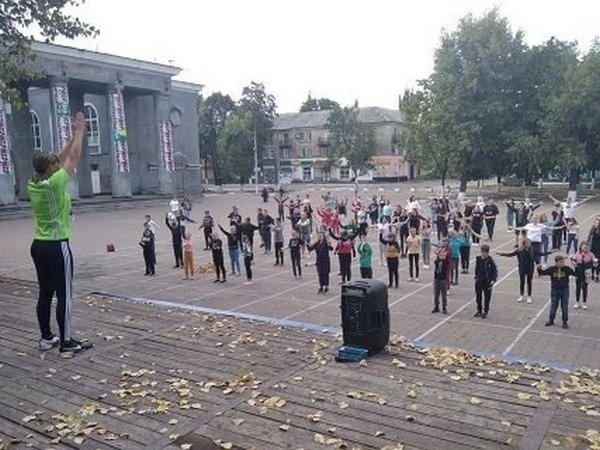 В Новогродовке прошла общегородская зарядка