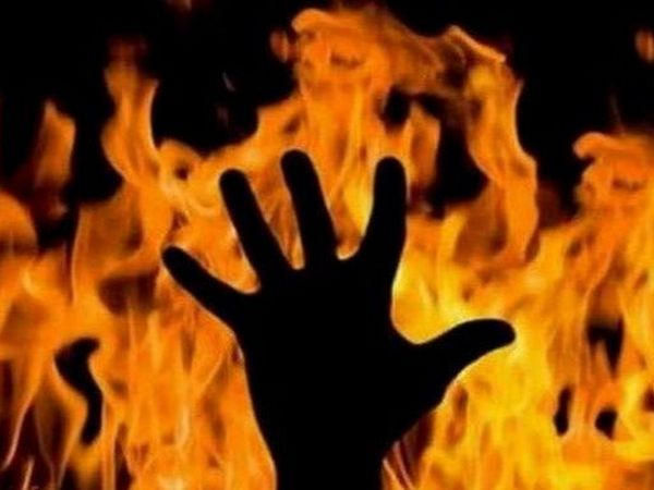 В результате пожара в Украинске погиб мужчина