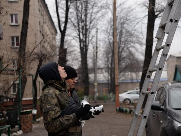 В Новогродовке начали установку камер видеонаблюдения