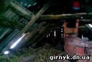 В Добропольском районе милиция на чердаке обнаружила 5 кг конопли (фото)