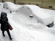 Красноармейск засыпало снегом (видео)