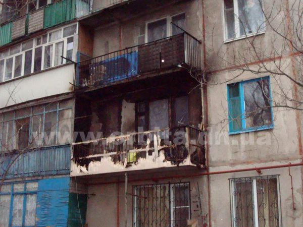 Из-за фейерверка в новогоднюю ночь в красноармейской малосем.