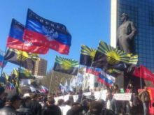 Донецк протестный: хроника митингов 23 марта (фото, видео)