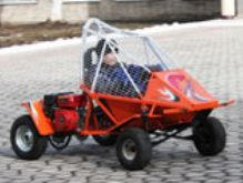 В Красноармейске юные конструкторы самостоятельно разработали и собрали кроссовый микроавтомобиль класса 