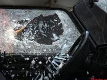 В Красноармейске неизвестные разбили автомобиль председателя окружной избирательной комиссии