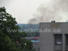 Черный дым напугал жителей Красноармейска (фото)