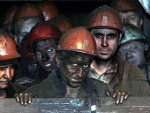 Горняки шахты 