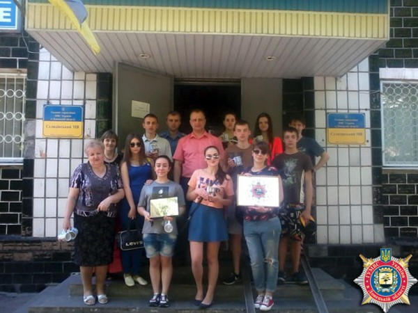 Школьники Селидовской гимназии сняли лучший видеоролик о милиции