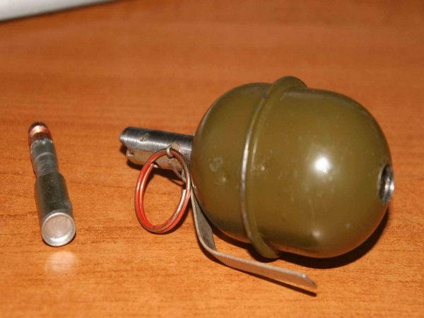 У жителей Димитрова изъяты патроны и граната