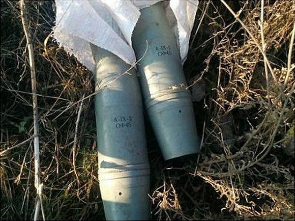 В Цукурино обнаружен тайник с крупнокалиберными снарядами