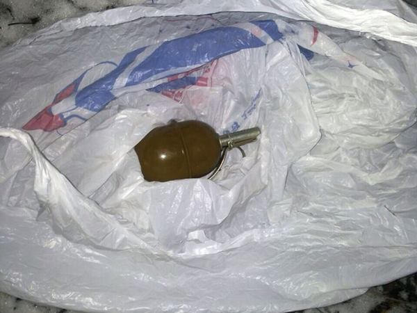 Житель Селидово нашел гранату