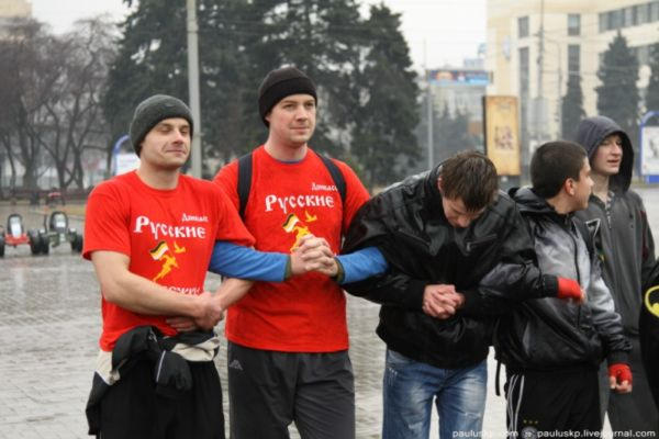 Альфа-самцы заполонили Донецк и доказали, что настоящие мужчины существуют (фото + видео)