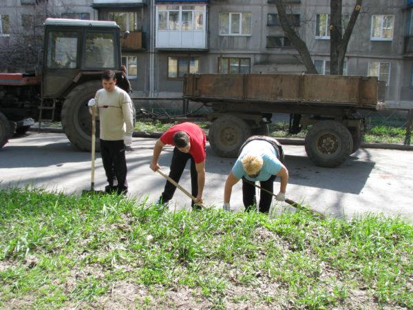 Чиновники и жители Селидово вышли на уборку города (фото)