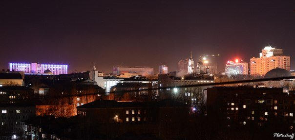 Завораживающие панорамы Донецка в сиянии ночных огней (фото)