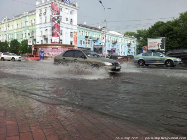 Второй потоп в Донецке (фото + видео)