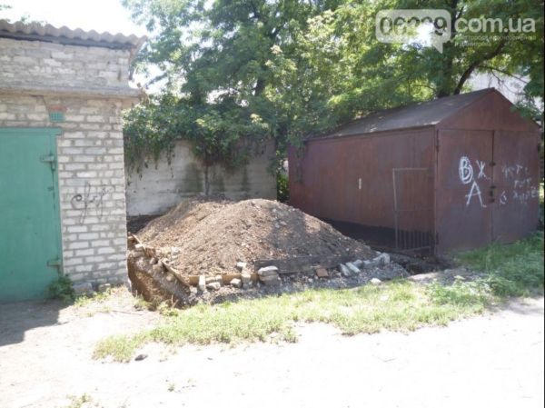 В Красноармейске, чтобы построить ларек, украли гараж (фото)