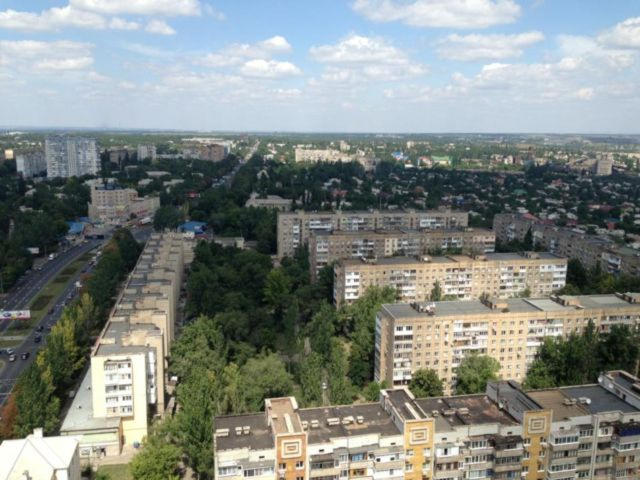 Сердце Донецка с высоты 22-го этажа (фото)