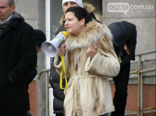 В Красноармейске появился свой Евромайдан (фото)