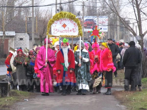 Рождественский флешмоб в Красноармейске (фото, видео)