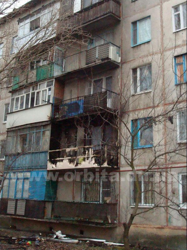 В Красноармейске из-за салюта в новогоднюю ночь горели балконы многоэтажного дома (фото)