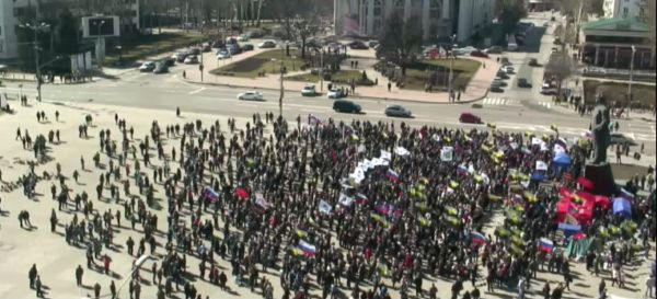 Донецк протестный: хроника митингов 23 марта (фото, видео)