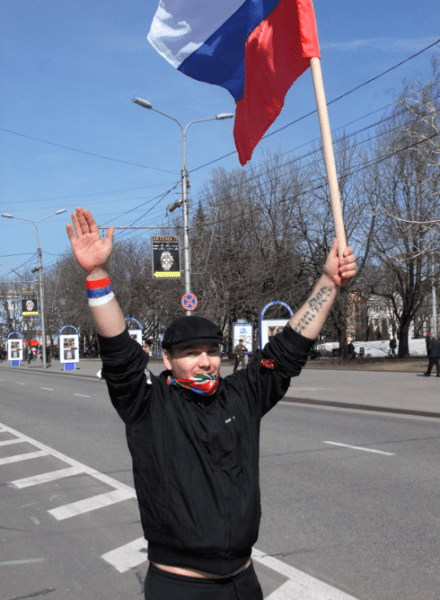 Хроника митингов и протестов в Донецке 22 марта (фото, видео)