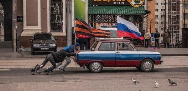 "Российский" запорожец из Донецка "разорвал" Интернет (фото)