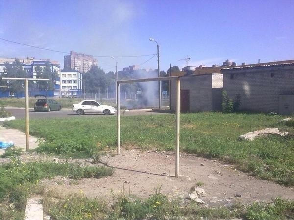 Фотофакт: АТО в Донецке и ее последствия