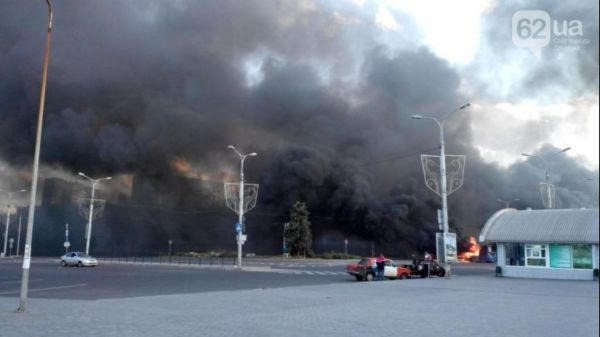 29 августа: Донецк в огне (фото, видео)