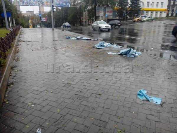 Непогода натворила немало бед в Донецке (фото)