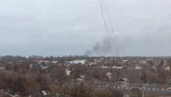 В Донецке после короткого перерыва возобновились активные боевые действия (фото, видео)