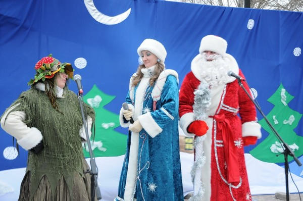 Новогодняя сказка в Красноармейске (фото, видео)