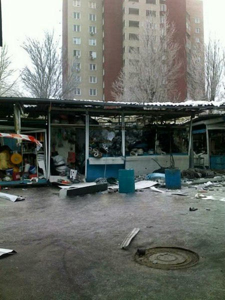 "Кровавые" будни в Донецке продолжаются (фото)