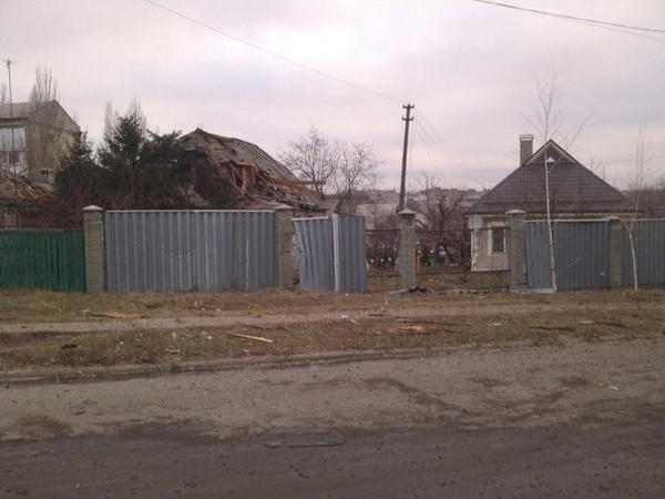 7 февраля: последствия артобстрелов Донецка