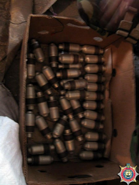 В Красноармейске обнаружен склад с нелегальным оружием (фото)
