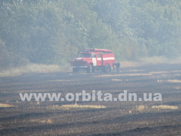 В Красноармейском районе горели поля (фото)