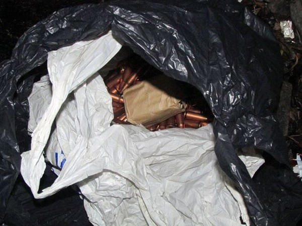 В парке Селидово обнаружен пакет с боеприпасами